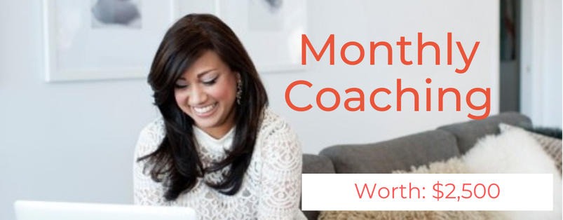 Monthly Coaching - regular price $2,500